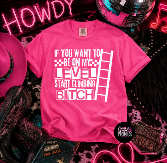 If You Want To Be Level