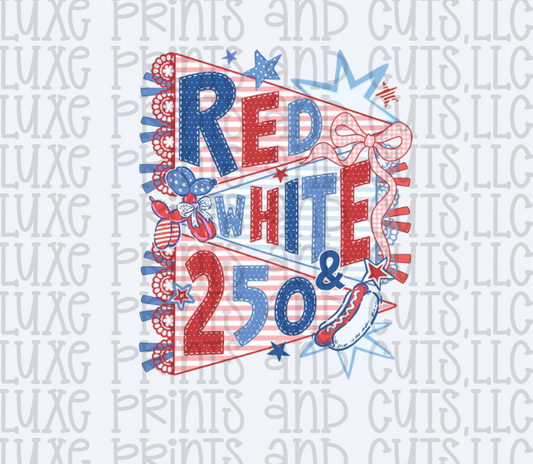 Red, White & 250 (TRANSFER ONLY)