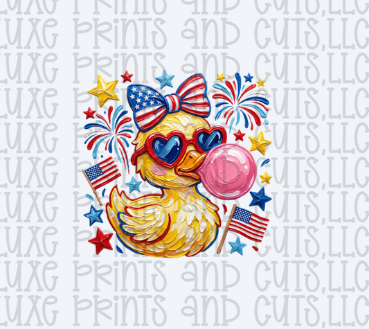 Patriotic Duck (TRANSFERS ONLY)