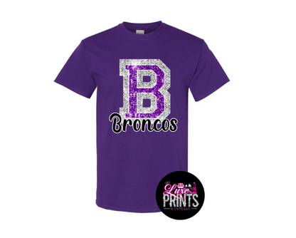 "Glitter" B - Broncos Design
