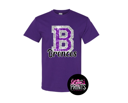 "Glitter" B - Broncos Design