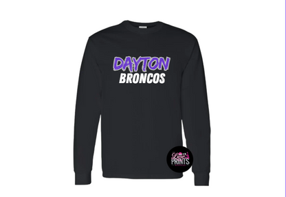 Brush Stroke Dayton Broncos