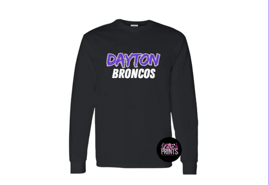 Brush Stroke Dayton Broncos