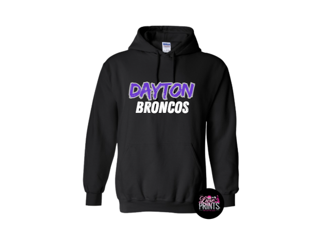 Brush Stroke Dayton Broncos