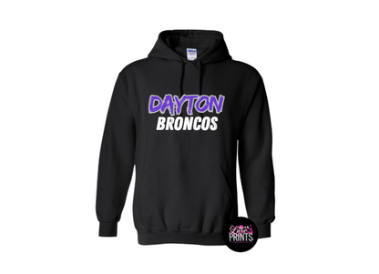 Brush Stroke Dayton Broncos