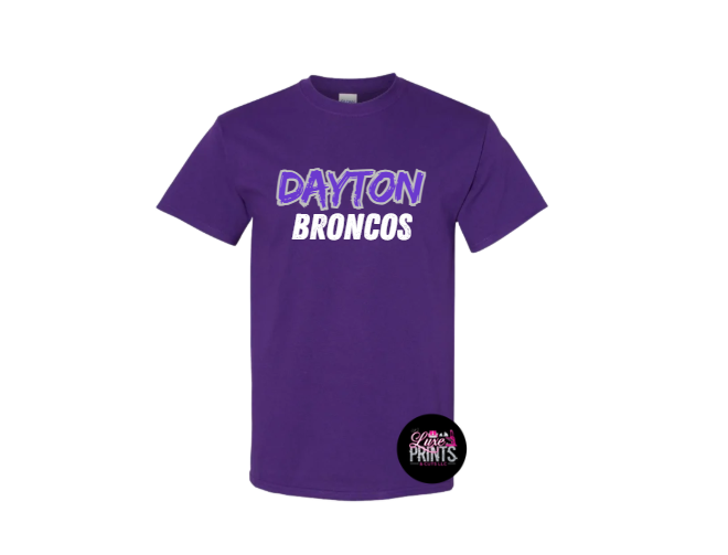 Brush Stroke Dayton Broncos
