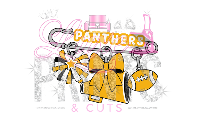 Panthers Safety Pin (TRANSFER ONLY)