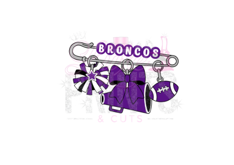 Broncos Cheer Pin (TRANSFER ONLY)