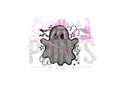 Cute silver ghost (TRANSFER ONLY)