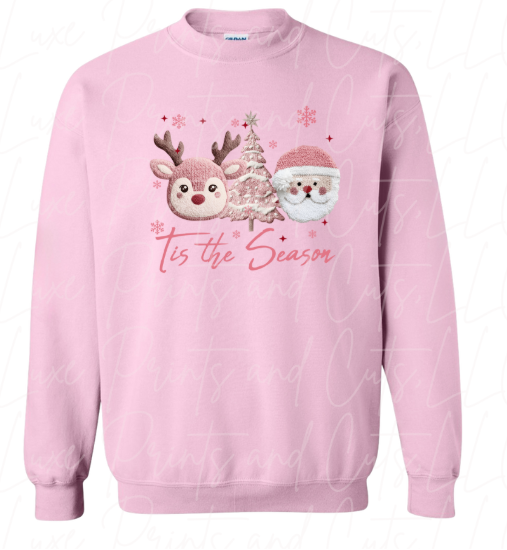Pink Christmas shirt