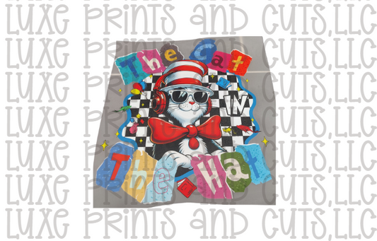 Cool Cat in the Hat (TRANSFER ONLY) SALE