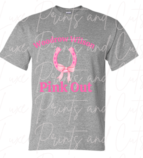 Woodrow Wilson Pink Out Distressed