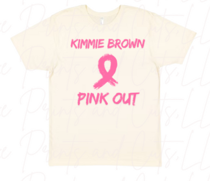 Kimmie Brown Pink Out Distressed
