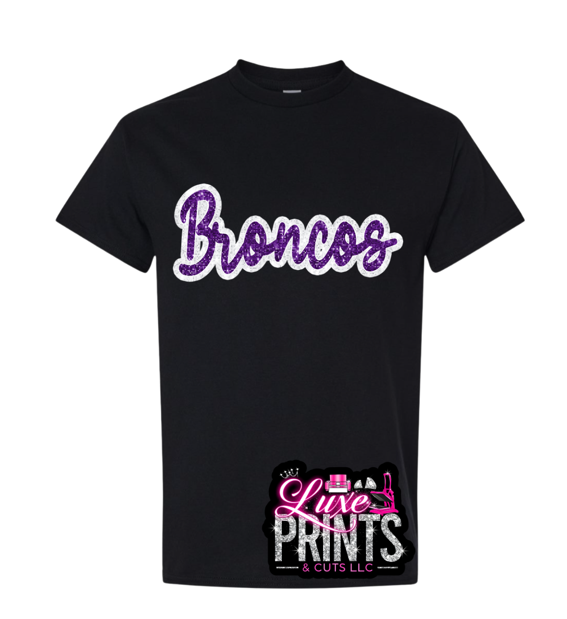 Bronco White Outlined