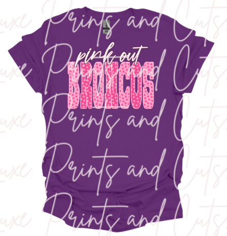 Broncos pink out with stars