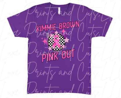 Kimmie Brown Checkered Pink Out!