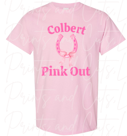Colbert horseshoe pink out