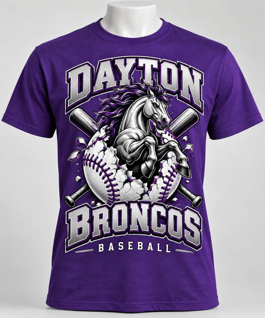 Dayton Broncos Baseball – Breakthrough Horse shirt mockup