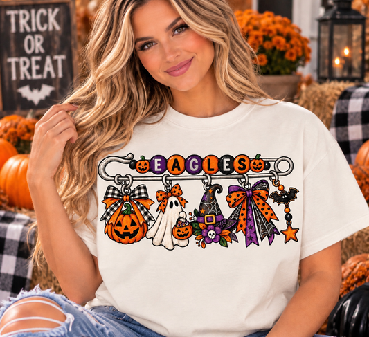 Eagles Halloween charms Gildan shirt mockup
