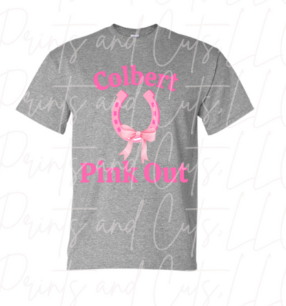 Colbert horseshoe pink out