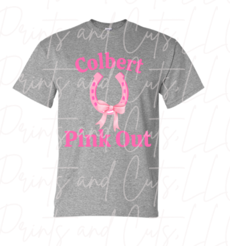 Colbert horseshoe pink out