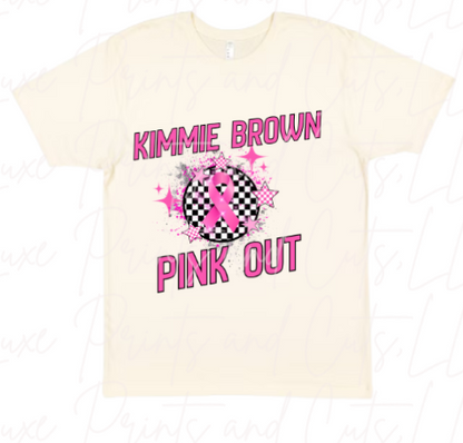 Kimmie Brown Checkered Pink Out!