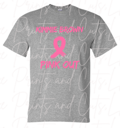 Kimmie Brown Pink Out Distressed