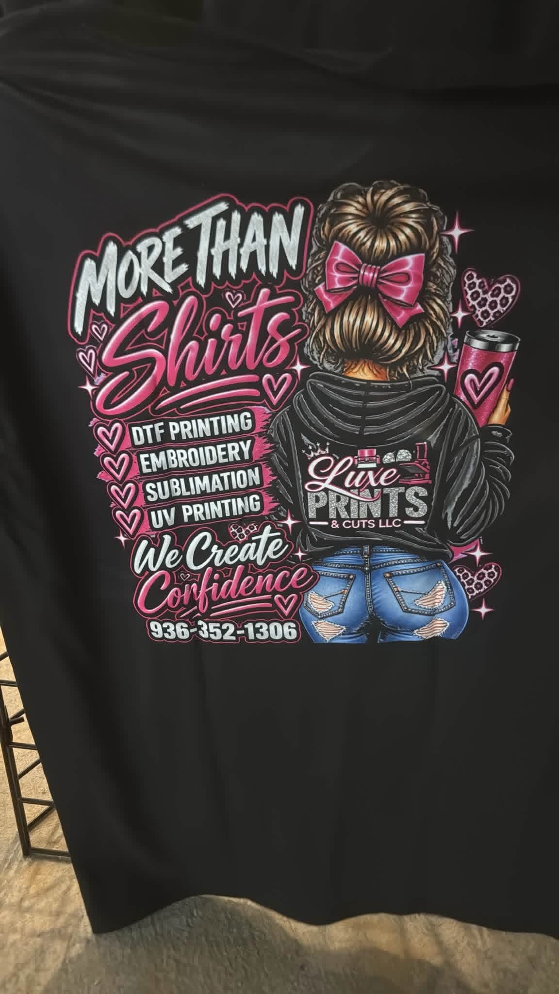 Luxe Prints and Cuts More Than Shirts design