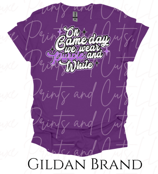 On game day we wear purple