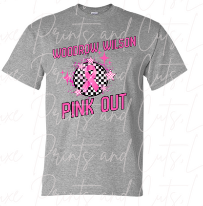 Woodrow Wilson Checkered Pink Out