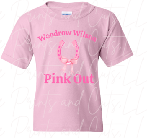Woodrow Wilson Pink Out Distressed